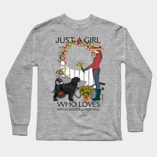 Just A Girl - Black Lion Long Sleeve T-Shirt